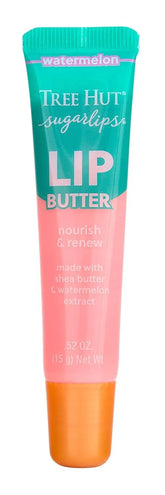 Tree Hut Moisturizing Watermelon Lip Butter, 0.52 Fl Oz | Lip Gloss with Shea Butter & Watermelon Extract, Locks in Moisture for Hydrated & Soft Lips, Every Day Makeup