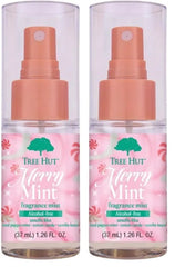 Tree Hut Mini Merry Mint Fragrance Mist, Refreshing Body Spray, Layer with Favorite Scents, Holiday Gift & Stocking Stuffer, Travel Size, 2 fl oz (Pack of 2)