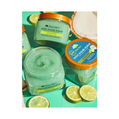 Tree Hut Shea Sugar Scrub - Coconut Lime - 18 oz - Exfoliating Body Scrub for Smooth, Glowing Skin - Made with Real Sugar and Shea Butter (Pack of 2)