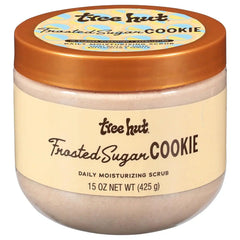 Tree Hut Frosted Sugar Cookie Daily Moisturizing Body Scrub, 15 Oz | Gentle Whipped Sugar Scrub with Shea Butter, Exfoliates, Hydrates & Leaves Skin Soft and Radiant for Everyday Use