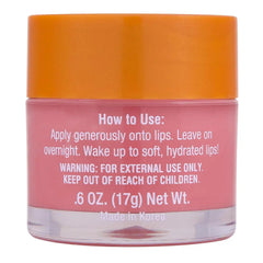 Tree Hut Strawberry Overnight Overnight Lip Mask, 0.6 Oz | Nourishing & Moisturizing Lip Treatment with Shea Butter, Vitamin E, Smooth Lips, Overnight Lip Sleeping Mask