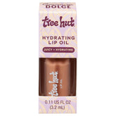 Tree Hut Hydrating Lip Oil, Cinnamon Dolce, 0.11 Fl Oz | Sheer Nude Glossy Lip Oil, Non-Sticky Moisturizing Formula for Smooth, Hydrated Lips