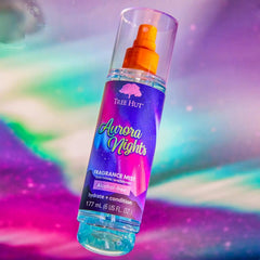 Tree Hut Aurora Nights Hair & Body Mist, Alcohol-Free Body Spray, 6 Fl Oz | Alcohol-Free Formula, Cozy Scent w/ Warm Pistachio & Toasted Marshmallow Notes, Everyday Fragrance Spray for Women