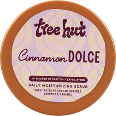 Tree Hut Cinnamon Dolce Daily Moisturizing Body Scrub, 15 Oz | Gentle Whipped Sugar Scrub with Shea Butter, Exfoliates, Hydrates & Leaves Skin Soft and Radiant for Everyday Use