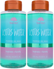 Tree Hut Lotus Water Wash Foaming Gel, Cleanse & Soothe Skin Without Stripping Moisture, Made with our Hydrating Oil Complex, 18 Fl Oz (Pack of 2)
