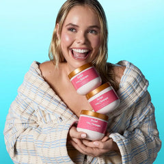 Tree Hut Pink Champagne Daily Moisturizing Body Scrub, 15 Oz | Gentle Whipped Sugar Scrub with Shea Butter, Exfoliates, Hydrates & Leaves Skin Soft and Radiant for Everyday Use