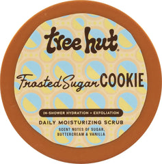 Tree Hut Frosted Sugar Cookie Daily Moisturizing Body Scrub, 15 Oz | Gentle Whipped Sugar Scrub with Shea Butter, Exfoliates, Hydrates & Leaves Skin Soft and Radiant for Everyday Use
