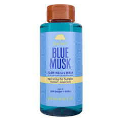 Tree Hut Blue Musk Foaming Body Wash, 18 Fl Oz | Nourishing & Moisturizing Shower Gel w/ Shea Butter & Essential Oils, Soft & Smooth Skin, Gentle Cleanser For All Skin Types