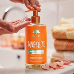 Tree Hut Tangerine Serum Infused Hand Wash, 11 Fl Oz | Nourish & Hydrate Hands with Strengthening Skin Care, Long Lasting Scent, Cleanse & Lock in Moisture, Vegan