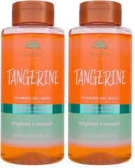 Tree Hut Tangerine Foaming Gel Wash, Hydrating & Moisturizing Body Wash with Shea Butter & Nourishing Essential Oils, Daily Cleanser for Soft Smooth Skin, 18 fl oz (Pack of 2)