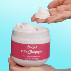 Tree Hut Pink Champagne Daily Moisturizing Body Scrub, 15 Oz | Gentle Whipped Sugar Scrub with Shea Butter, Exfoliates, Hydrates & Leaves Skin Soft and Radiant for Everyday Use