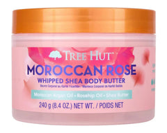 Tree Hut Moroccan Rose Whipped Body Butter with Shea Butter, 8.4 Oz | Whipped Shea Body Butter, Long-Lasting Hydration for Soft, Smooth Skin, Essential Body Care, Lightweight Moisturizer