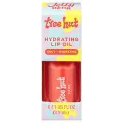 Tree Hut Hydrating Lip Oil, Jelly Bear, 0.11 Fl Oz | Sheer Glossy Lip Oil, Non-Sticky Moisturizing Formula for Soft, Smooth Lips, Sweet Fruity Scent