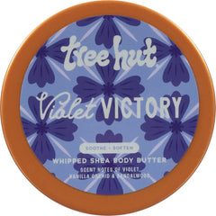 Tree Hut Violet Victory Whipped Body Butter with Shea Butter, 8.4 Oz | Whipped Shea Body Butter, Long-Lasting Hydration for Soft, Smooth Skin, Essential Body Care, Lightweight Moisturizer