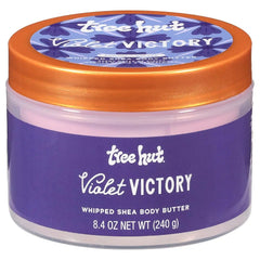 Tree Hut Violet Victory Whipped Body Butter with Shea Butter, 8.4 Oz | Whipped Shea Body Butter, Long-Lasting Hydration for Soft, Smooth Skin, Essential Body Care, Lightweight Moisturizer